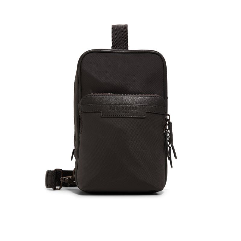 Ted Baker Alston - Sling Bag Umhängetasche Herren Braun | 659218-OMX