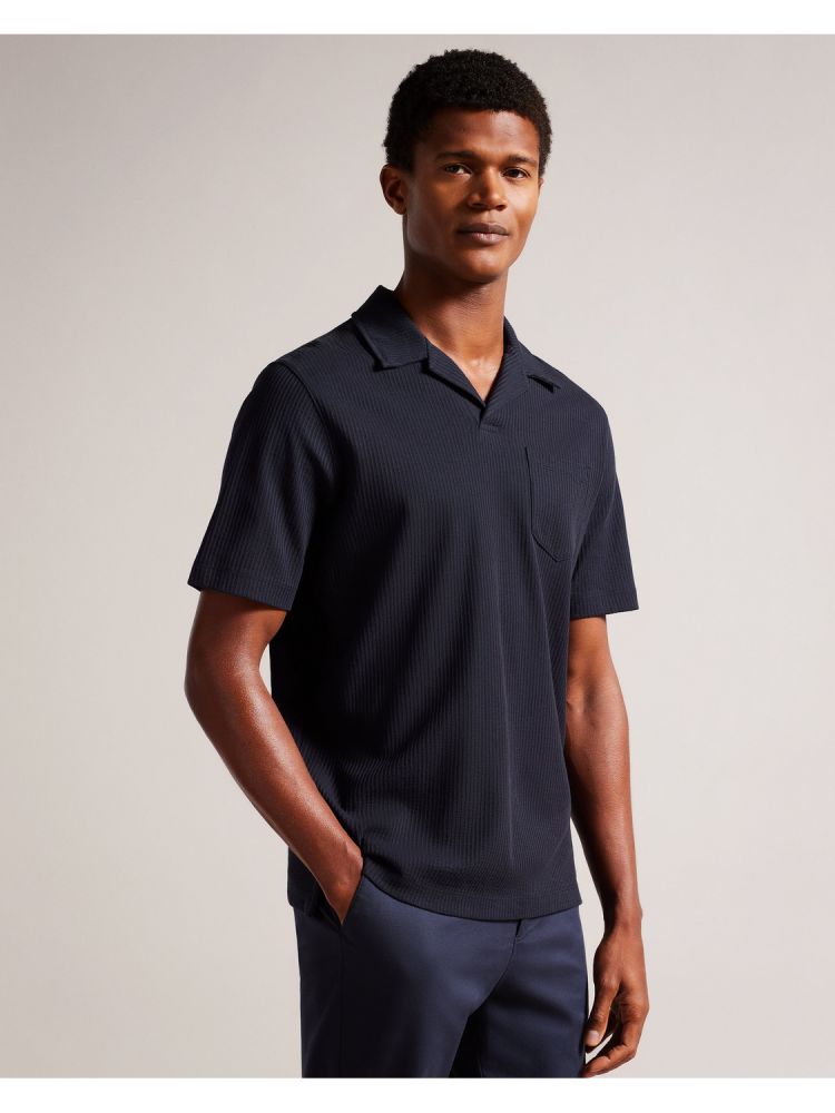 Ted Baker Arkes - Short Sleeve Regular Fit Polo Shirt Oberteile Herren Navy | 463187-OEL