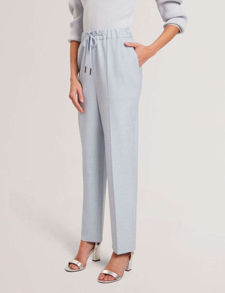 Ted Baker Ballia - Elastic Waist Tailored Woven Joggers Anzüge Damen Blau | 579618-COU