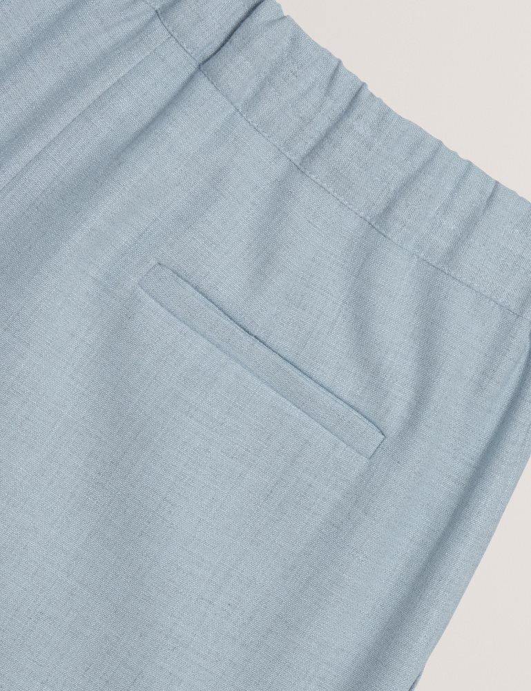 Ted Baker Ballia - Elastic Waist Tailored Woven Joggers Kurze Hose Damen Blau | 784950-NGL