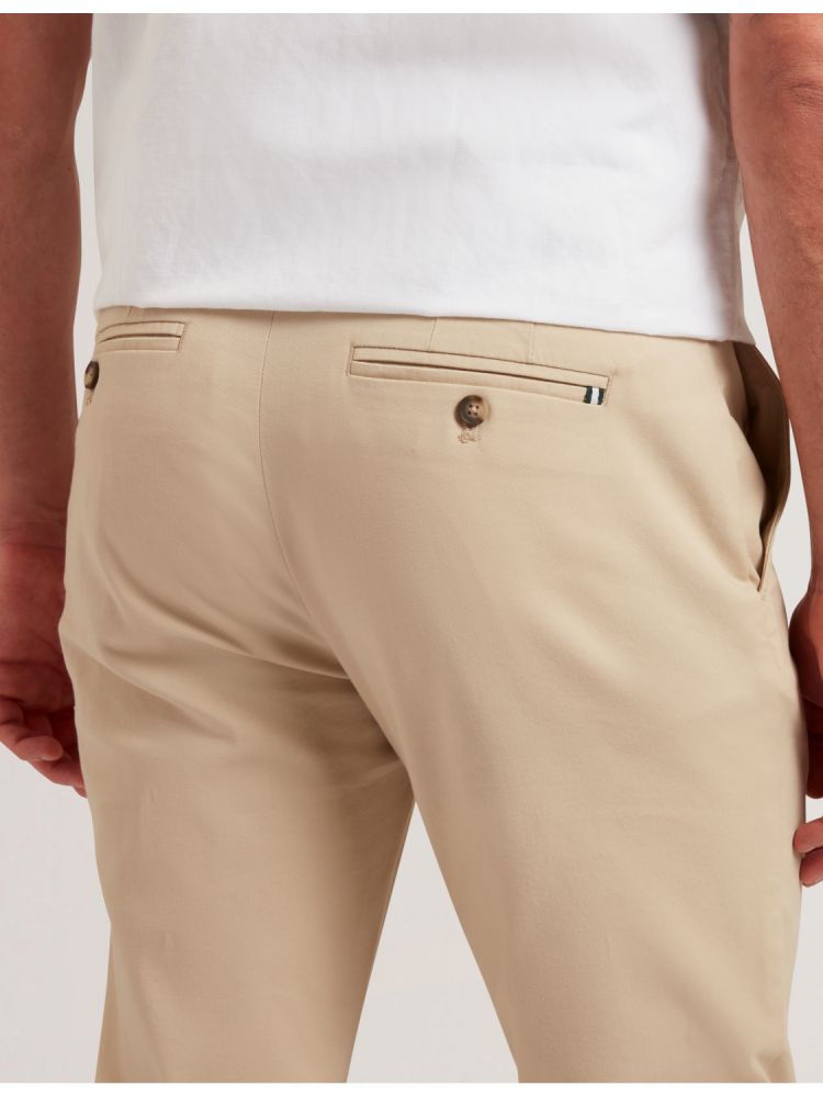 Ted Baker Batford - Slim Fit Cotton Blend Chinos Chino-hosen Herren Grau | 845079-CQO