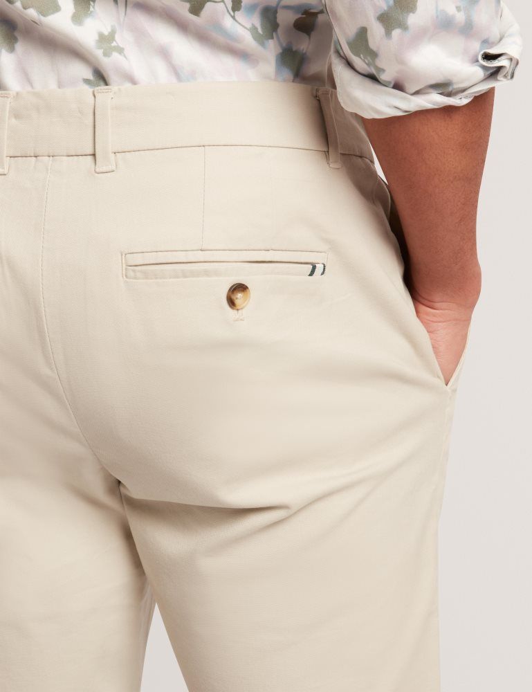 Ted Baker Batford - Slim Fit Cotton Blend Chinos Hose Herren Braun | 891543-ZOR