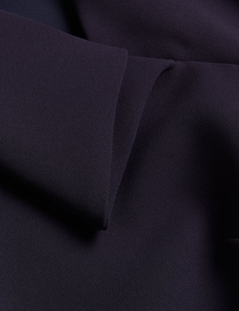 Ted Baker Bayree - Folded Neckline Pencil Midi Dress Kleid Damen Navy | 940587-LBX