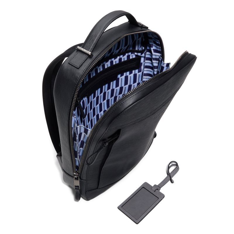 Ted Baker Carlisle - Structured Backpack Rucksäcke Herren Schwarz | 286093-KJD