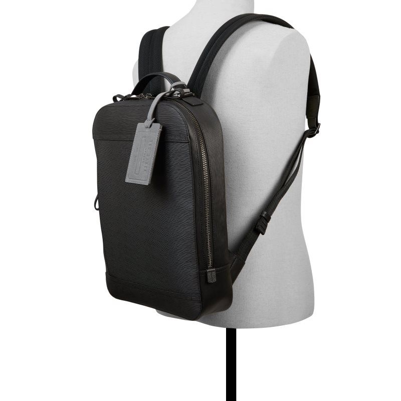 Ted Baker Carlisle - Structured Backpack Rucksäcke Herren Schwarz | 286093-KJD