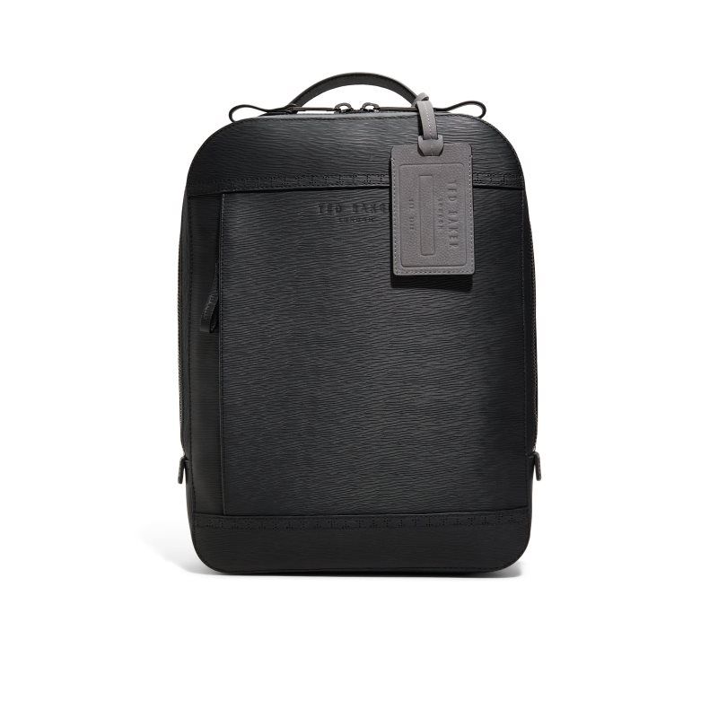 Ted Baker Carlisle - Structured Backpack Rucksäcke Herren Schwarz | 286093-KJD