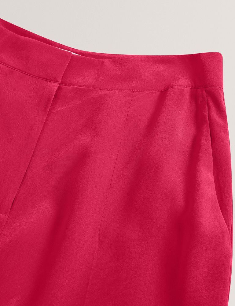 Ted Baker Carloet - Silk Wide Leg Tailored Trousers Anzüge Damen Fuchsie | 670418-GFB