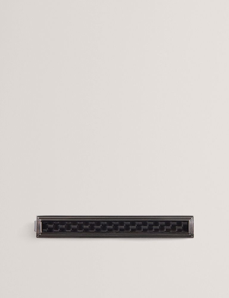 Ted Baker Carmont - Carbon Cufflink And Tie Clip Set Manschettenknöpfe Herren Silber | 406913-UIS