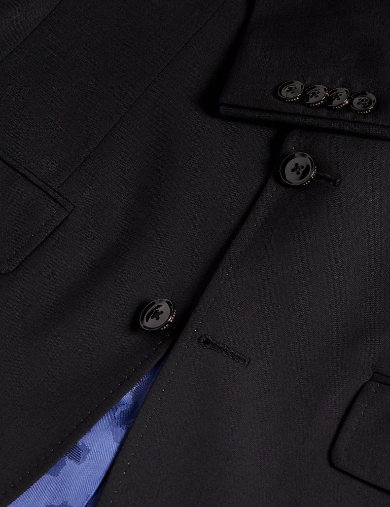 Ted Baker Classic - Wool Suit Jacket Anzüge Herren Schwarz | 185739-VZF