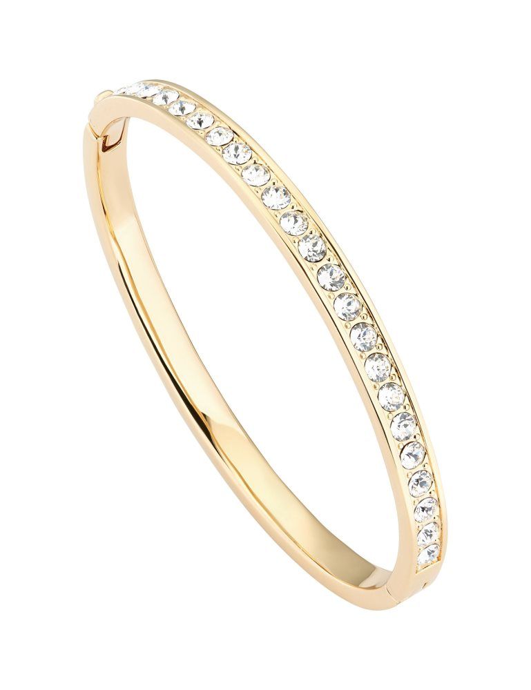 Ted Baker Clemara - Crystal Hinge Bangle Bracelet Schmuck Damen Gold | 176582-BOU