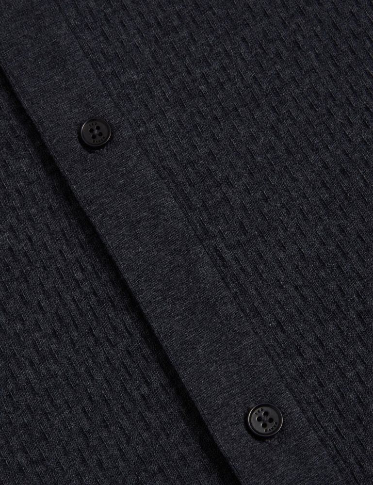 Ted Baker Connyr - Short Sleeve Button Through Polo Oberteile Herren Navy | 908345-KLY