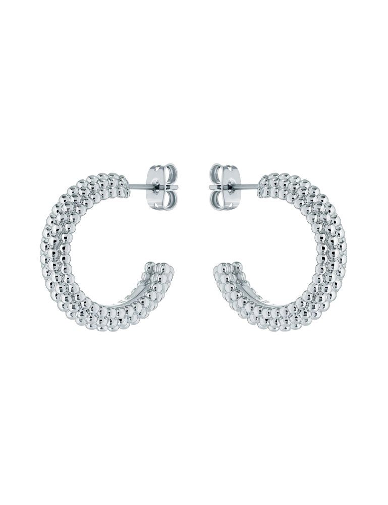 Ted Baker Dotetta - Dotted Texture Hoop Earrings Schmuck Damen Silber | 680574-KVW