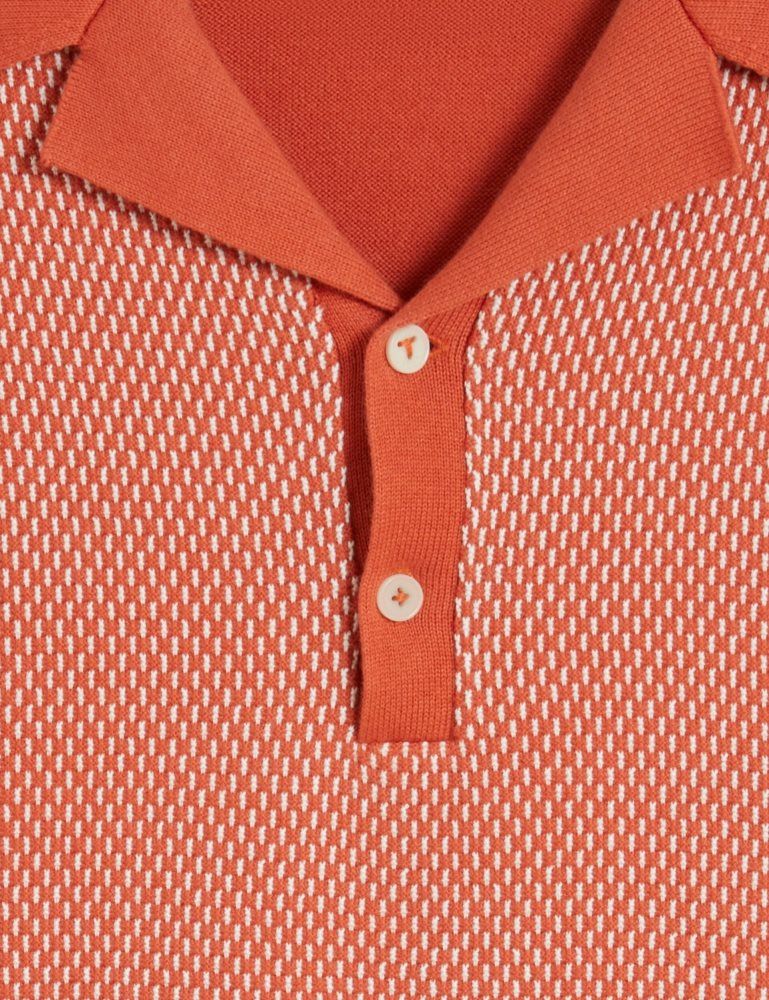 Ted Baker Gregry - Short Sleeve Small Stitch Knitted Polo Oberteile Herren Rot | 615849-ROB