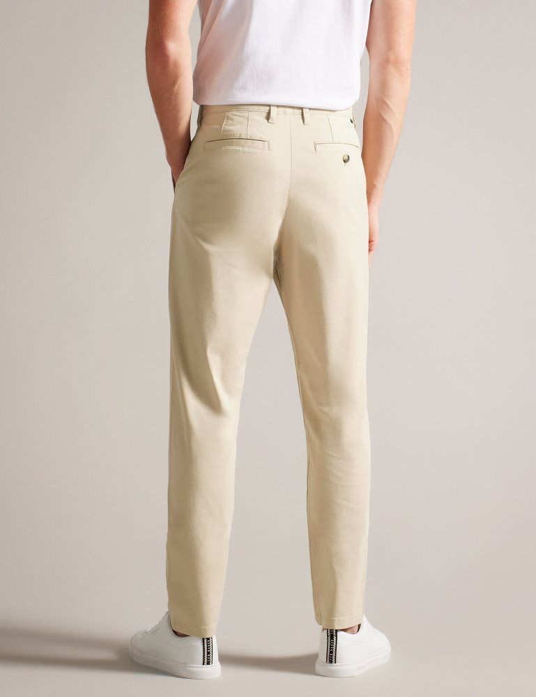 Ted Baker Haybrn - Regular Fit Textured Chino Trouser Hose Herren Grau | 619457-UVN