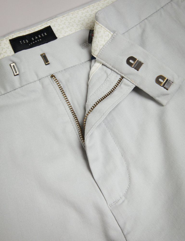 Ted Baker Haydae - Slim Fit Chino Hose Herren Grau | 529670-DYT