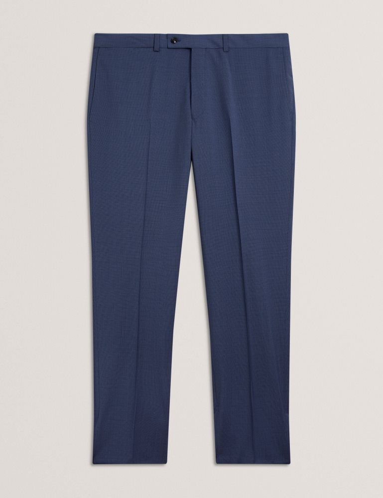 Ted Baker Jays - Textured Woven Wool Suit Pants Anzüge Herren Navy | 702465-TSG