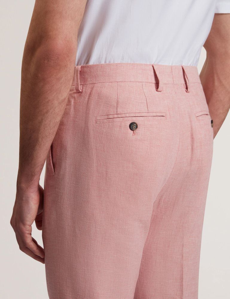 Ted Baker Kenleyt - Linen Trouser Hose Herren Rosa | 578601-GDN