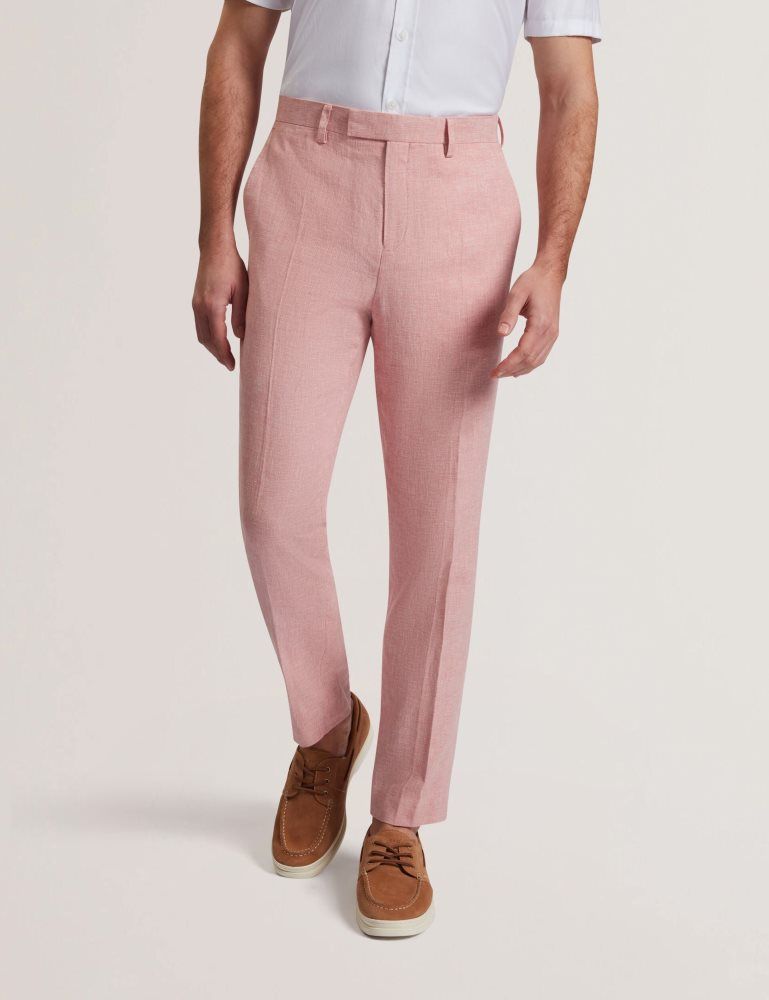 Ted Baker Kenleyt - Linen Trouser Hose Herren Rosa | 578601-GDN