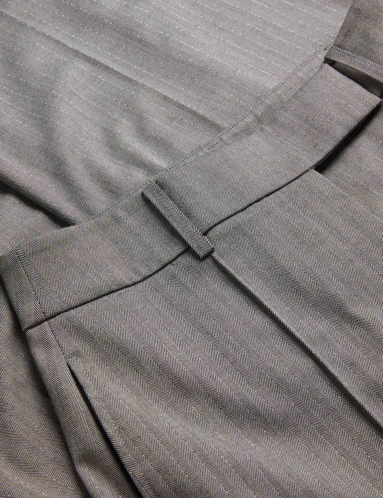 Ted Baker Koat - Herringbone Wide Leg Tailored Trousers Kurze Hose Damen Grau | 401528-IOP