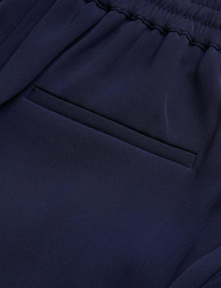 Ted Baker Liliaah - Wide Leg Tailored Joggers Kurze Hose Damen Navy | 943207-AFX