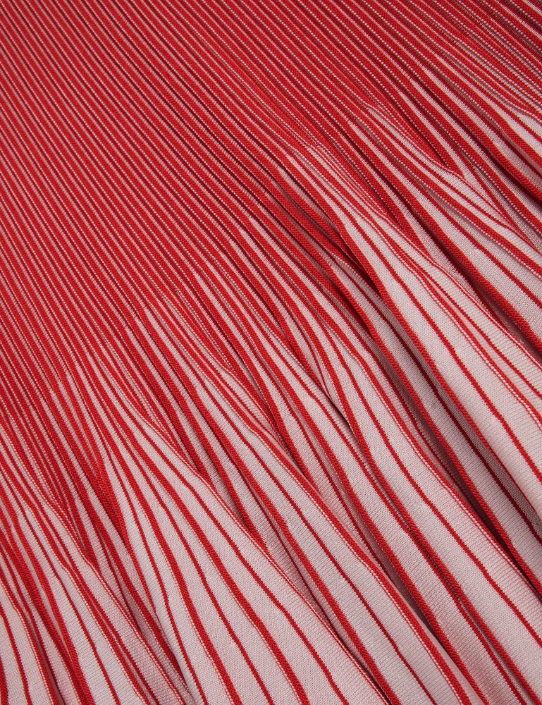 Ted Baker Lilyo - Ribbed Knit Flippy Hem Mini Dress Kleid Damen Rot | 856792-ZHW