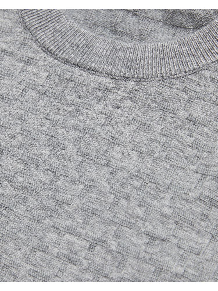 Ted Baker Loung - Long Sleeve T Stitch Crew Neck Sweater Oberteile Herren Grau | 213640-TRH