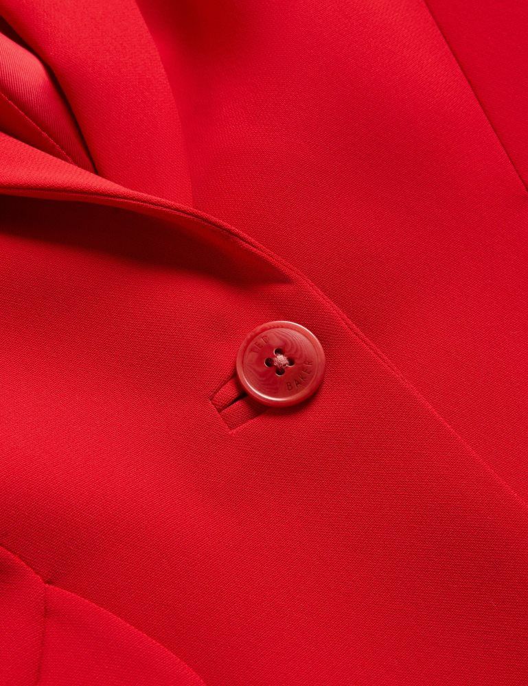 Ted Baker Manabl - Slim Fit Single Breasted Tailored Blazer Jacken Damen Rot | 129736-TKJ