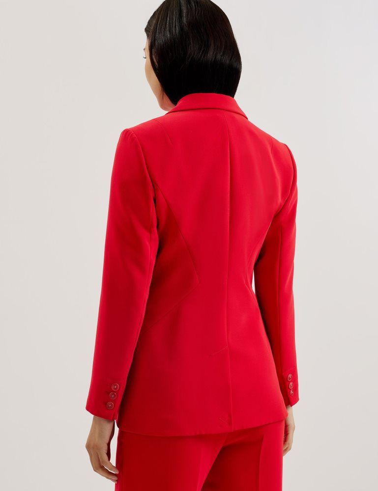 Ted Baker Manabl - Slim Fit Single Breasted Tailored Blazer Jacken Damen Rot | 129736-TKJ