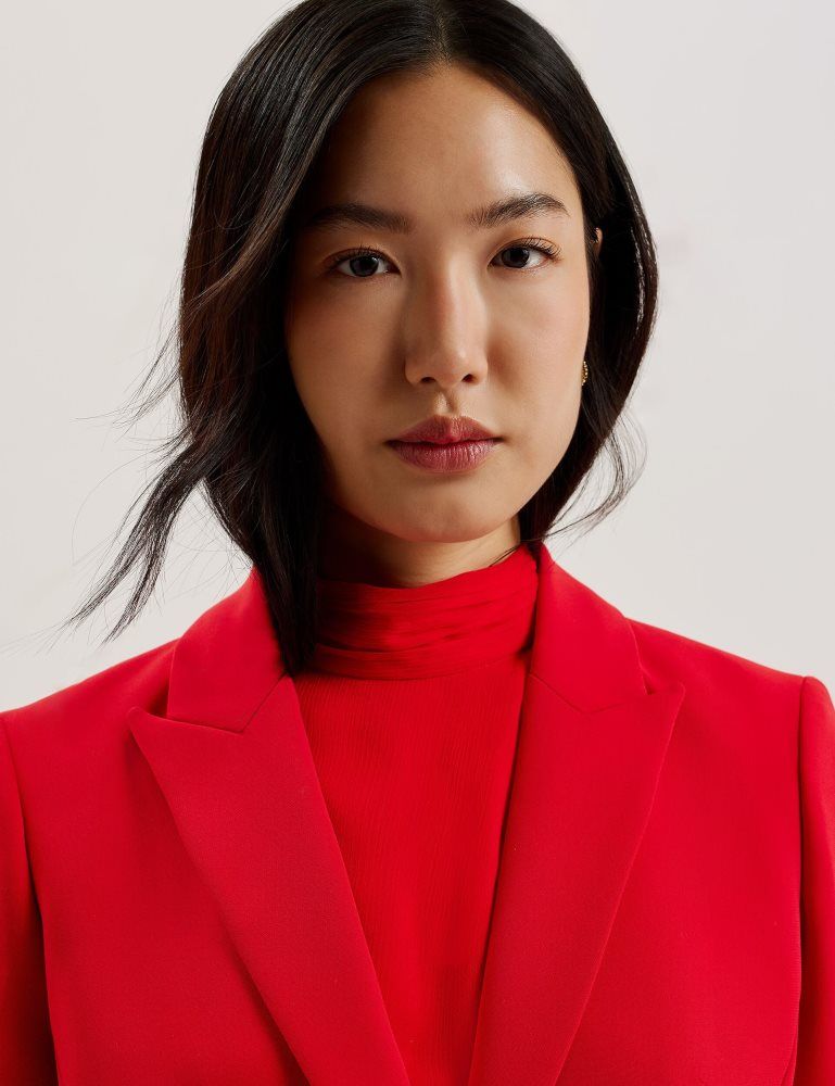 Ted Baker Manabl - Slim Fit Single Breasted Tailored Blazer Jacken Damen Rot | 129736-TKJ