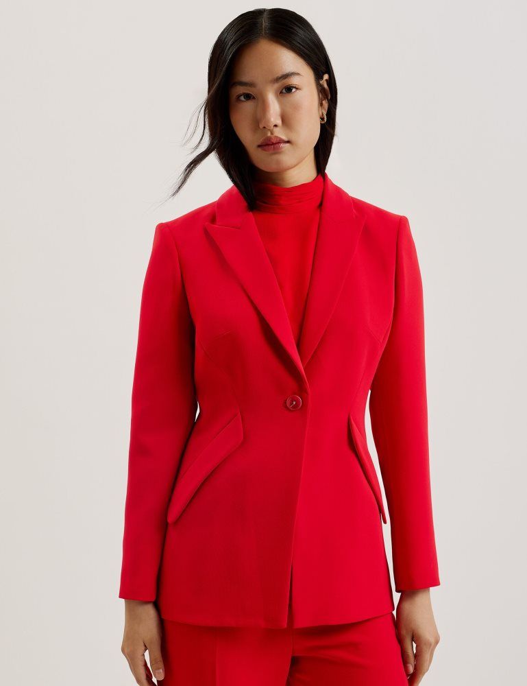 Ted Baker Manabl - Slim Fit Single Breasted Tailored Blazer Jacken Damen Rot | 129736-TKJ