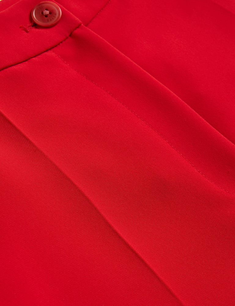 Ted Baker Manattl - Tapered High Waisted Tailored Trousers Kurze Hose Damen Rot | 309546-GKH