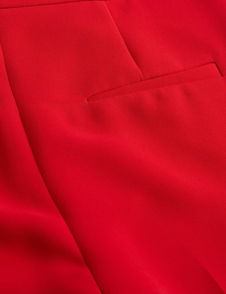 Ted Baker Manattl - Tapered High Waisted Tailored Trousers Kurze Hose Damen Rot | 309546-GKH