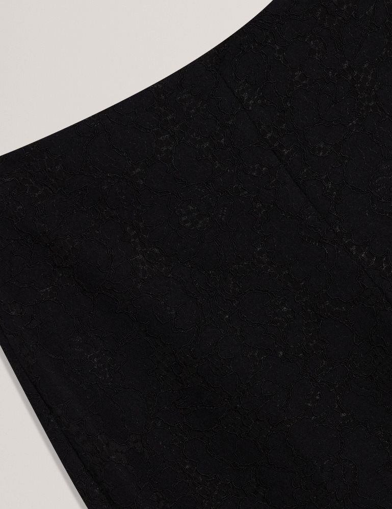 Ted Baker Meriot - Bonded Lace Slim Tailored Trousers Anzüge Damen Schwarz | 591240-RNE