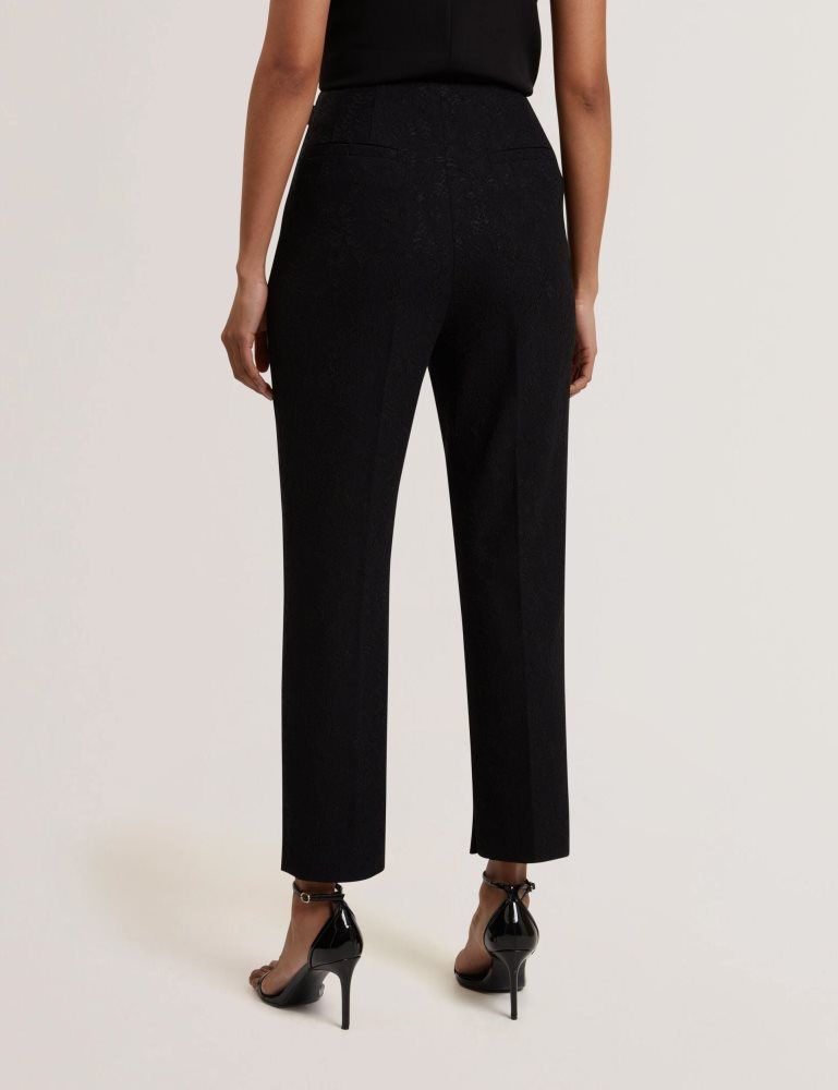 Ted Baker Meriot - Bonded Lace Slim Tailored Trousers Anzüge Damen Schwarz | 591240-RNE