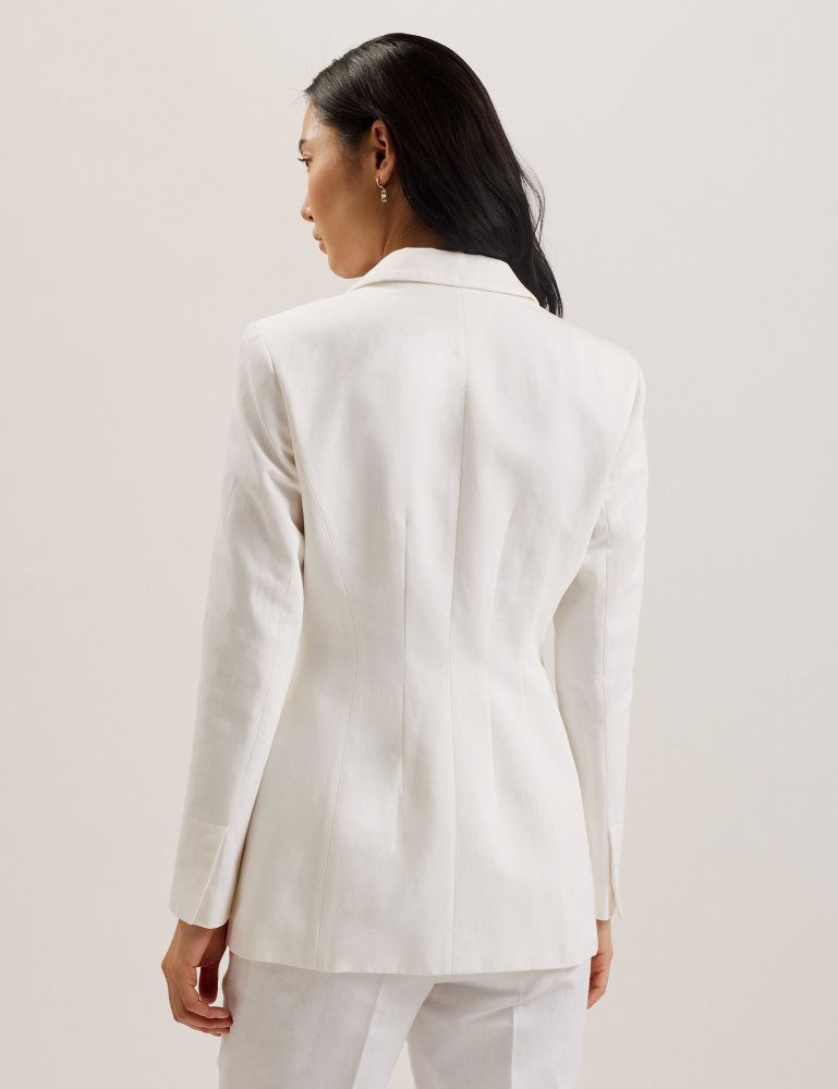 Ted Baker Musub - Tailored Jacket With Faux Pockets Jacken Damen Weiß | 621753-LPU