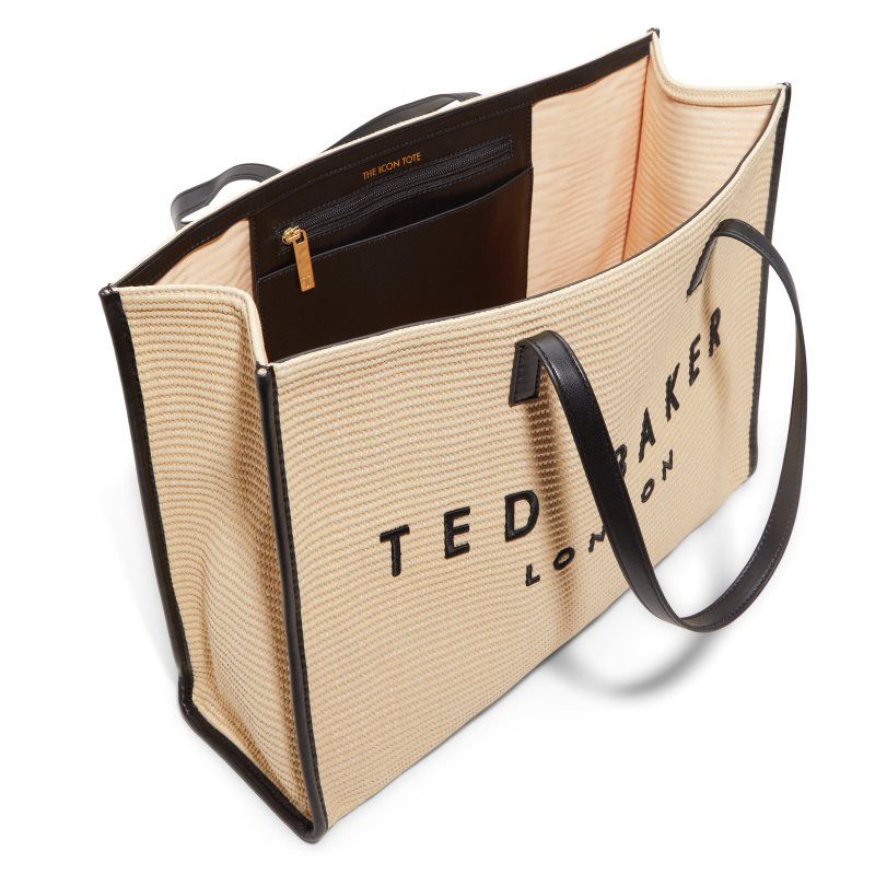 Ted Baker Palmer - Large Icon Tote Icon-Taschen Damen Beige | 675203-ZRH