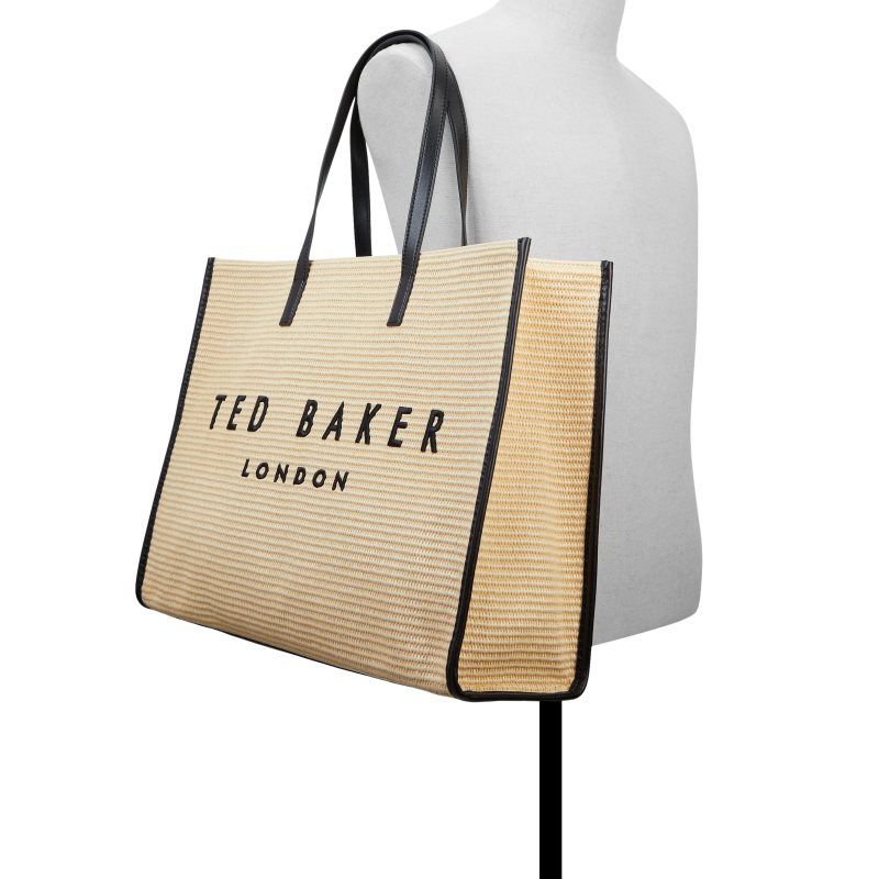 Ted Baker Palmer - Large Icon Tote Icon-Taschen Damen Beige | 675203-ZRH