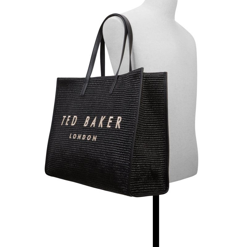 Ted Baker Palmer - Large Icon Tote Icon-Taschen Damen Schwarz | 310726-YOF
