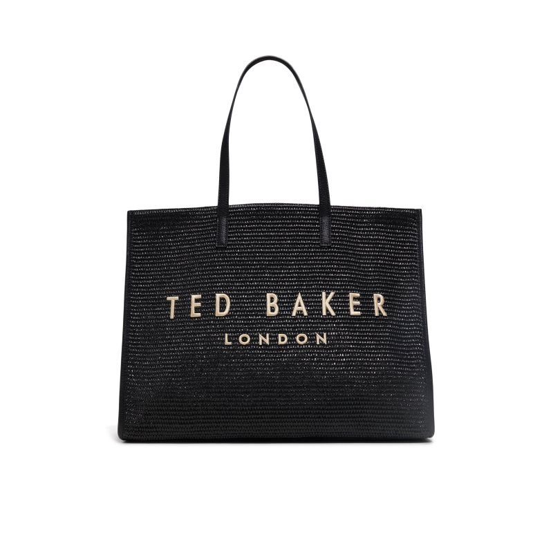 Ted Baker Palmer - Large Icon Tote Icon-Taschen Damen Schwarz | 310726-YOF