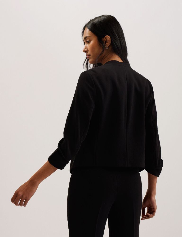 Ted Baker Popsy - 3/4 Sleeve Crop Jacket Jacken Damen Schwarz | 109526-ISF