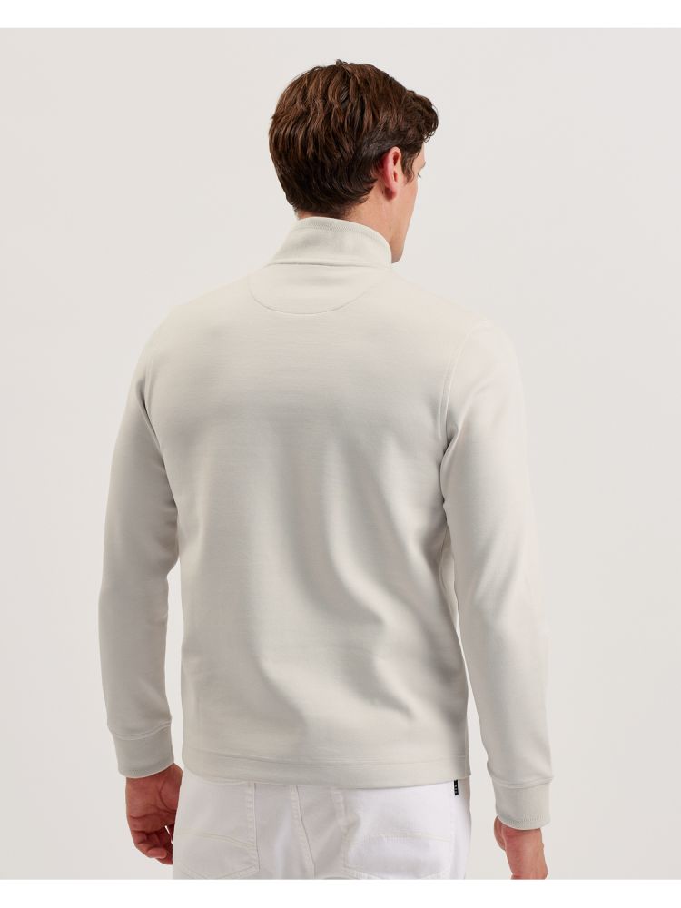 Ted Baker Pryor - Half-zip Funnel Neck Sweatshirt Pullover Herren Weiß | 075843-ISW
