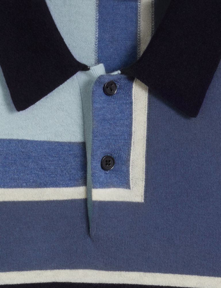 Ted Baker Ralfe - Short Sleeve Colour Blocked Polo Oberteile Herren Navy | 304792-ZPQ