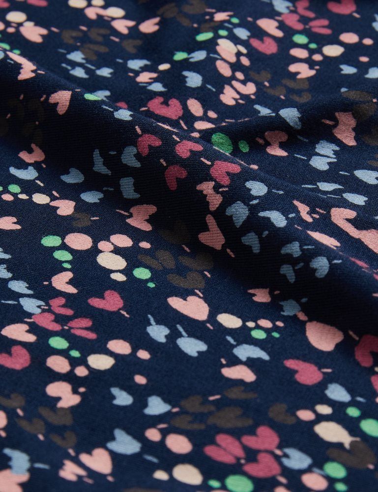Ted Baker Remanaa - Heart Printed Fitted Tee T-shirts Damen Navy | 507361-BIE