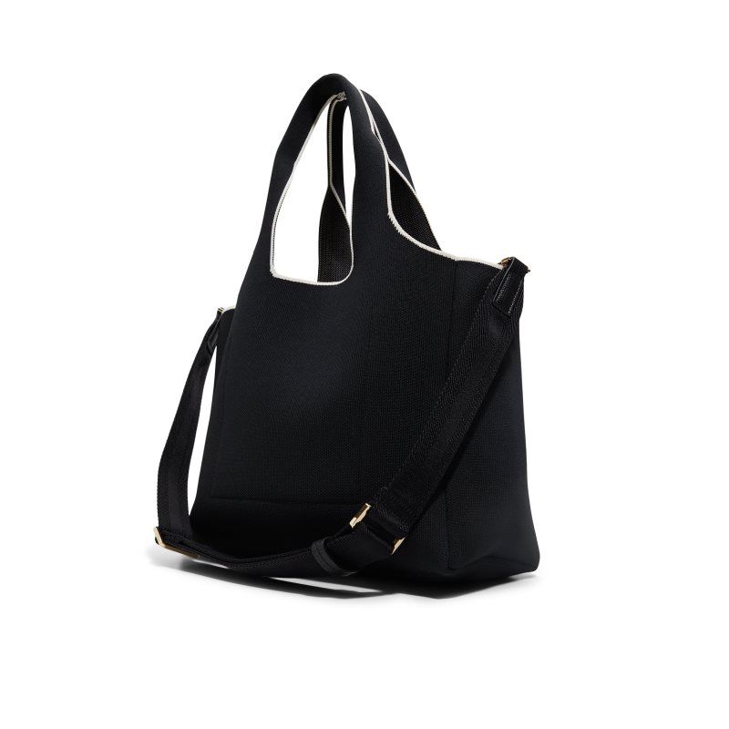 Ted Baker Sara - Small Knit Tote Tragetaschen Damen Schwarz | 593164-SIC