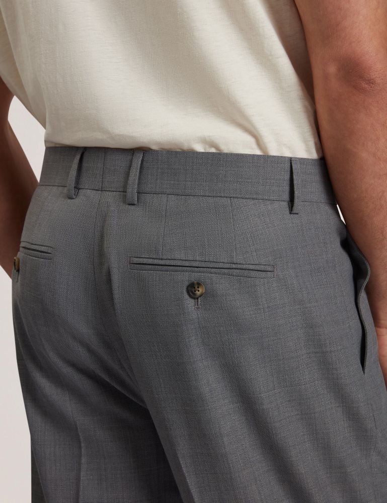 Ted Baker Selwynt - Lightweight Wool Blend Trouser Hose Herren Grau | 703516-CAB