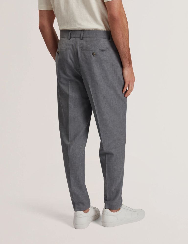 Ted Baker Selwynt - Lightweight Wool Blend Trouser Hose Herren Grau | 703516-CAB