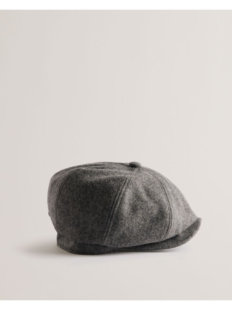 Ted Baker Simonns - Wool Blend Baker Boy Hat Hats, Gloves & Scarves Herren Grau | 693824-XBQ