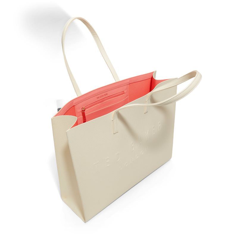Ted Baker Sukicon - Large Icon Tote Icon-Taschen Damen Weiß | 148653-KBX