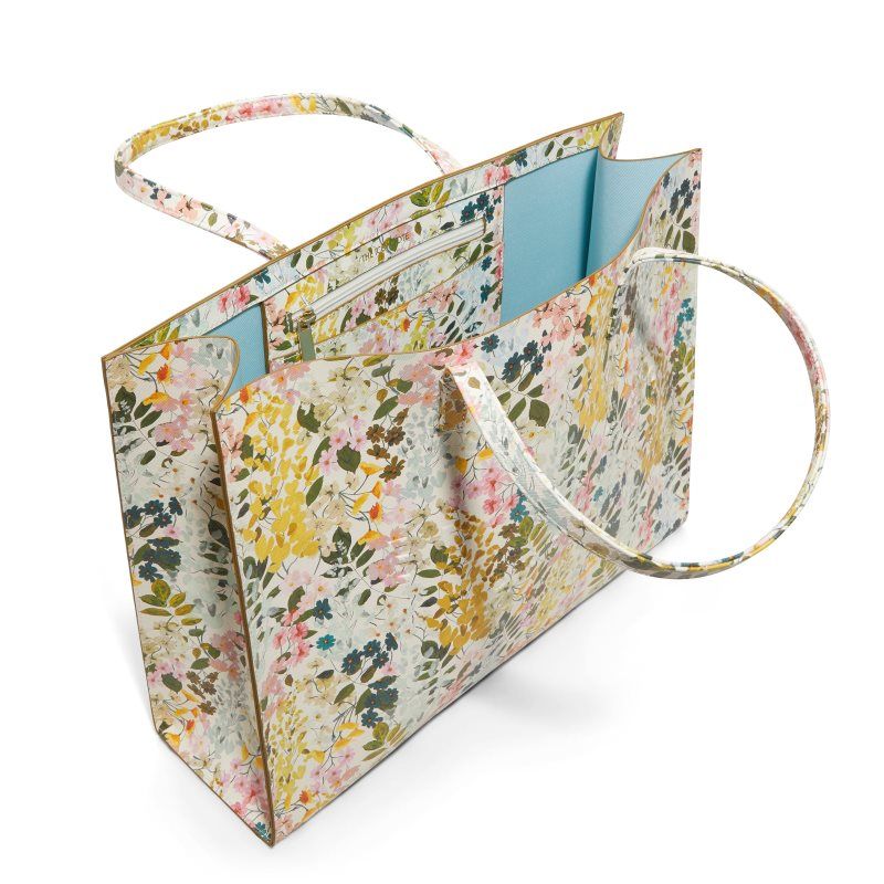 Ted Baker Sukicon - Large Icon Tote Tragetaschen Damen Gelb Mehrfarbig | 296584-NVM
