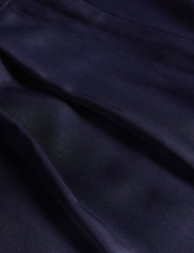Ted Baker Teerut - Satin Tailored Wide Flood Length Trousers Anzüge Damen Navy | 501963-JHD